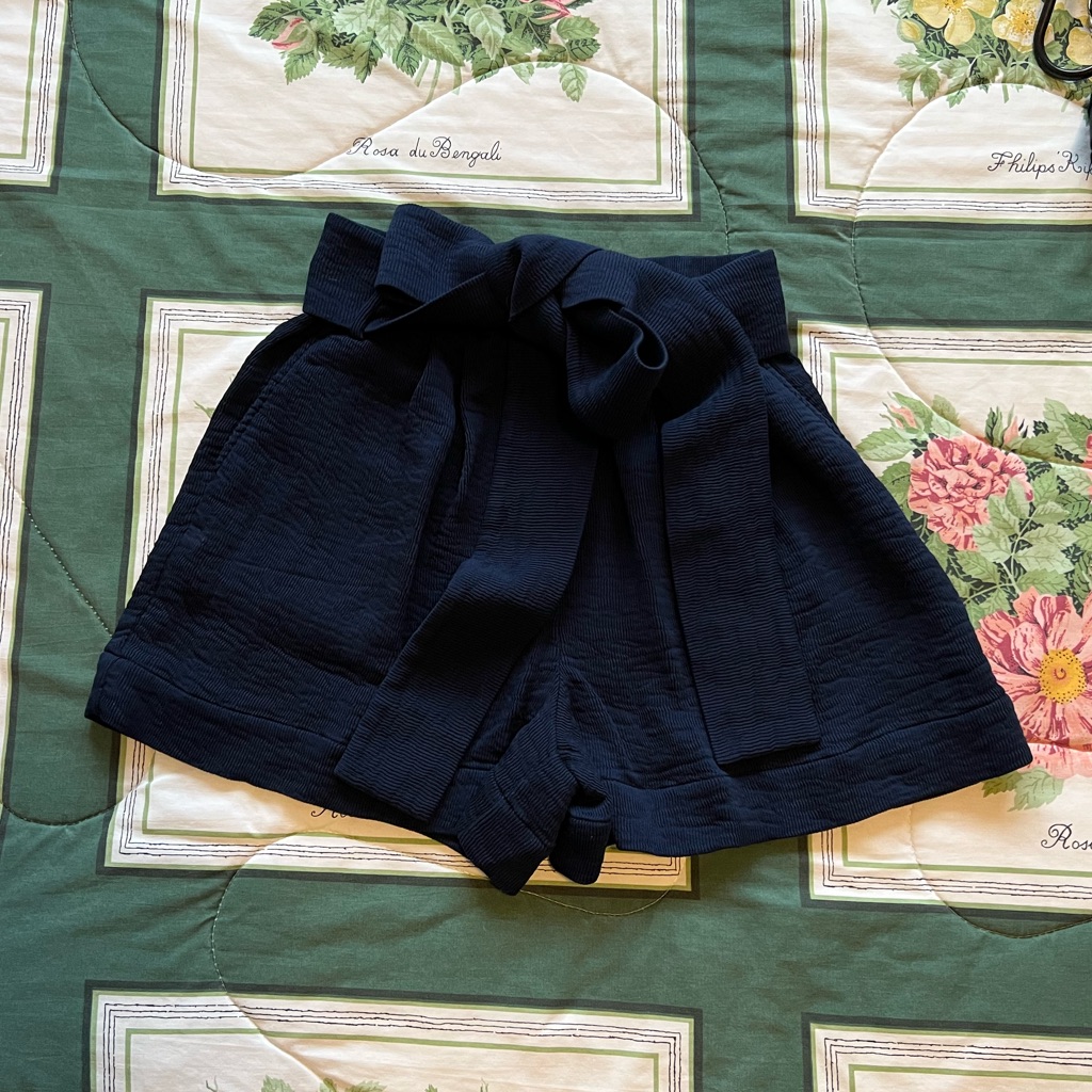 Staud Navy Women's Shorts